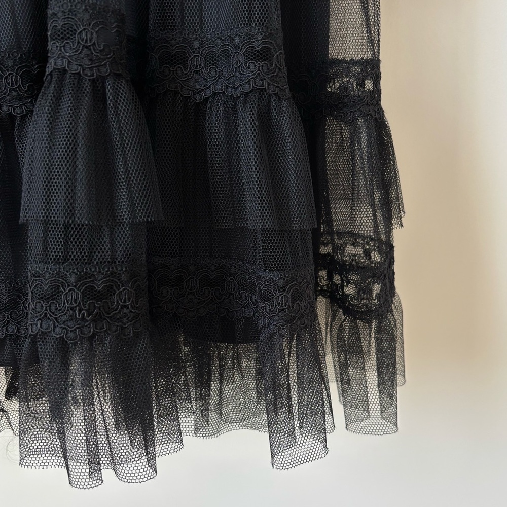 Alice + Olivia Black Lace Dress - Picture 5 of 9